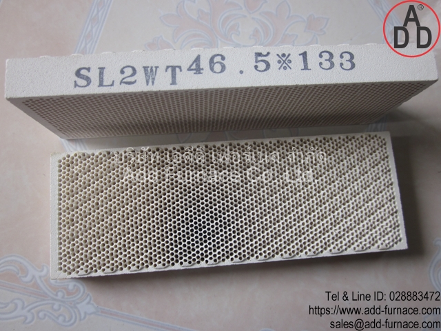 SL2WT 46.5x133x13mm honeycomb ceramic 1